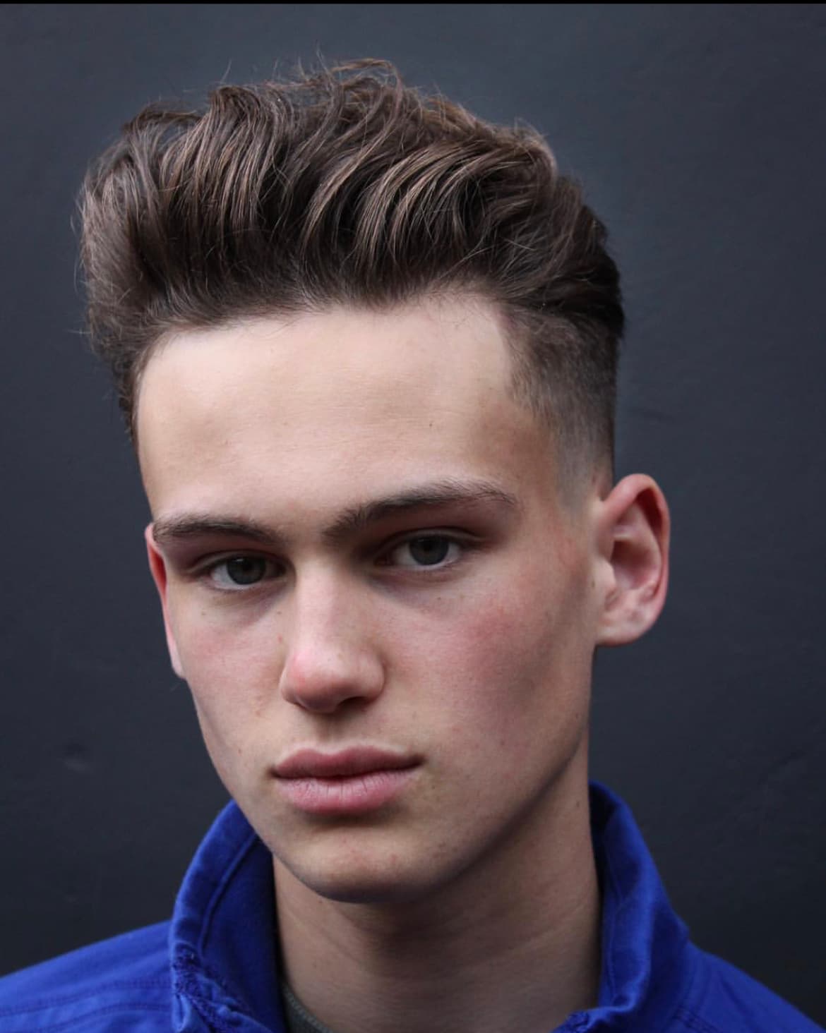 Classic taper with side part
